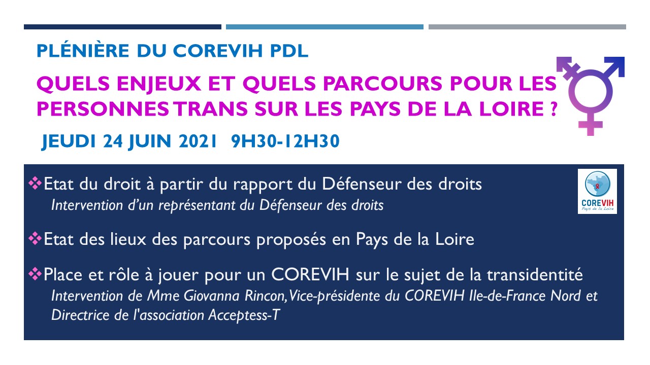 Save the date Plénière Trans