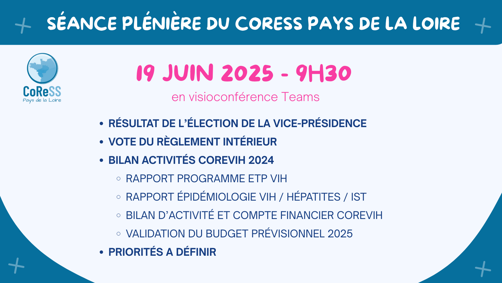 Invitation Plénière 19 juin 2025
